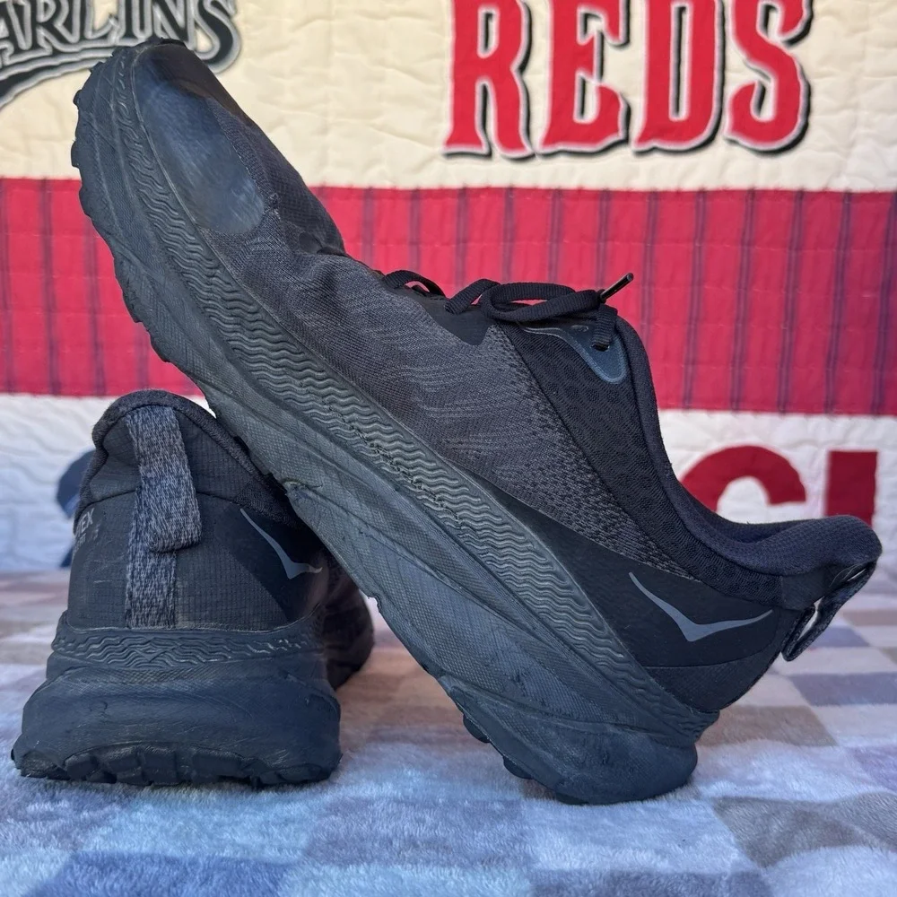 Size 13 - Hoka One One Challenger ATR 7 GTX‎ Mens Black Running Shoes Sneakers